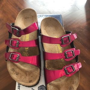 Birkenstock Florida in Steel Magenta size 37